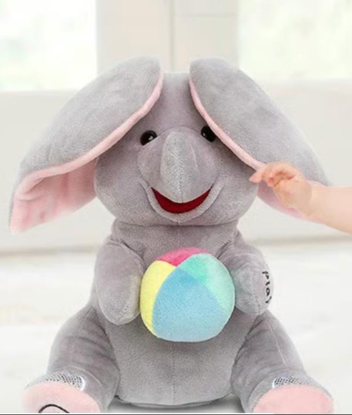 Interaktiv Sjungande Elefant med Peek-a-Boo och Musik