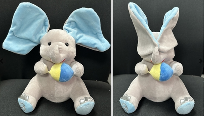 Interaktiv Sjungande Elefant med Peek-a-Boo och Musik