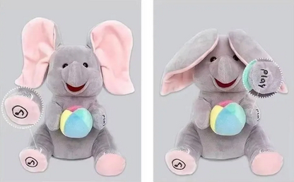 Interaktiv Sjungande Elefant med Peek-a-Boo och Musik