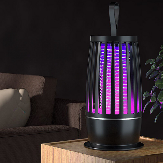 Anti-mygg lampa svart 