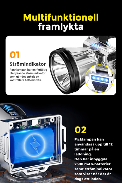 ProLight 12000 – Pannlampa med 12 000 lumen och inbyggd powerbank